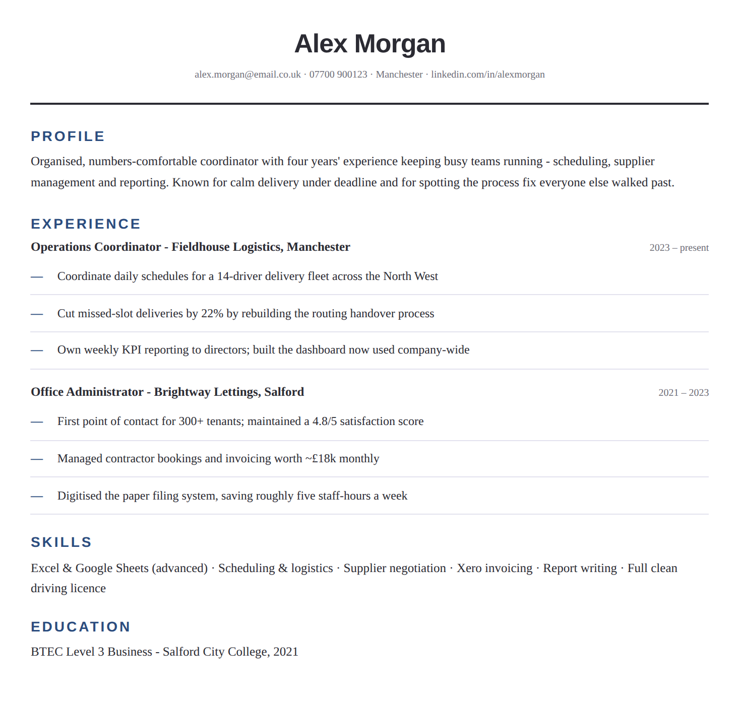 CV & Cover Letter Pack