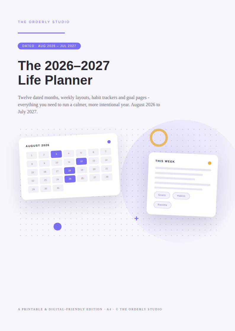 The 2026–2027 Life Planner