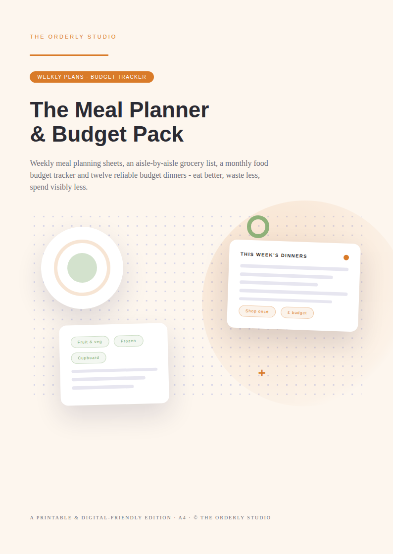Meal Planner & Budget Pack