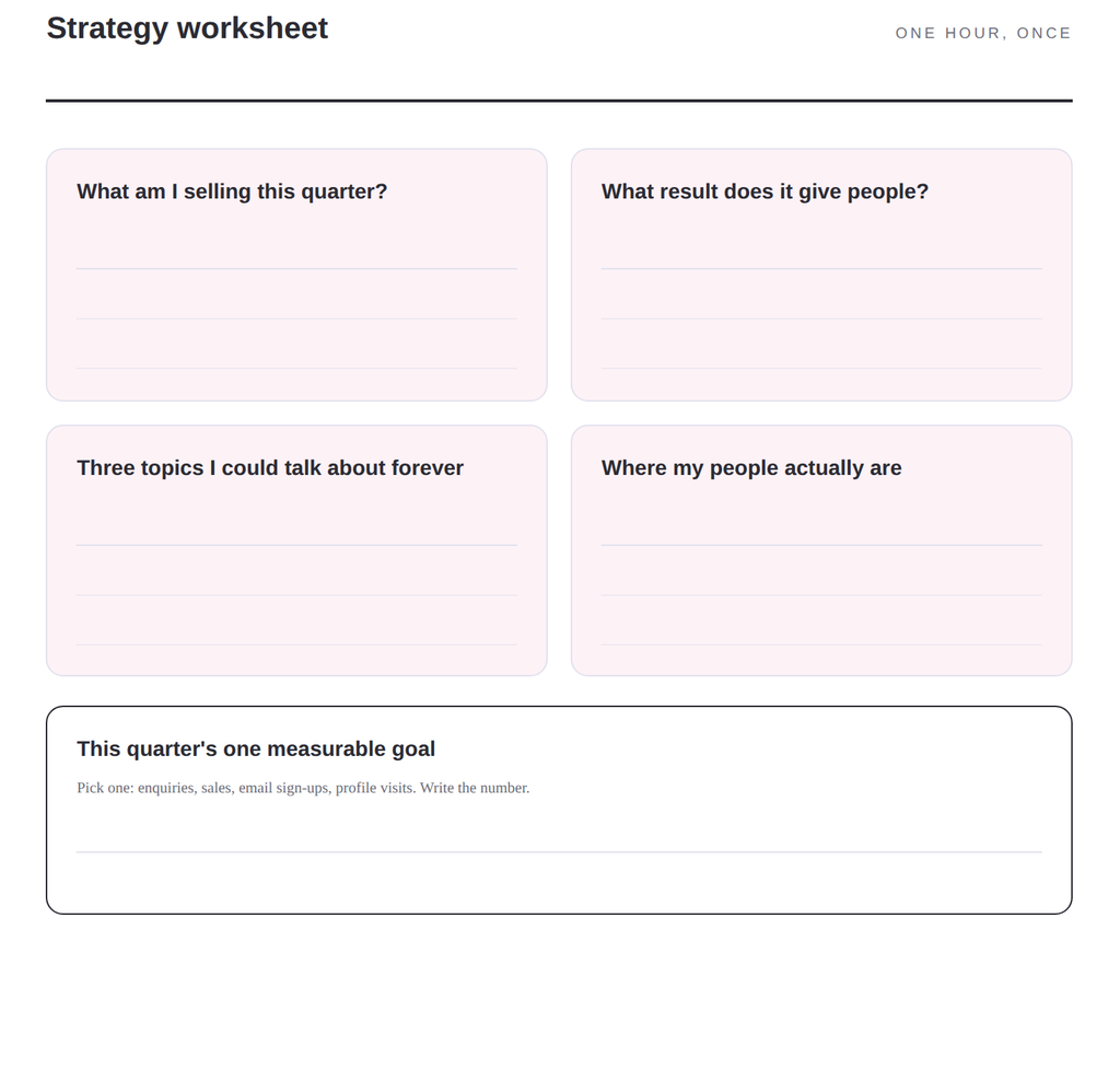 90-Day Social Content Planner