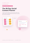 90-Day Social Content Planner
